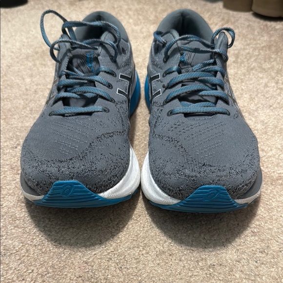 Asics Gel Kayano 29 Charcoal and Teal Athletic Sneakers size 10.5 - Picture 6 of 8